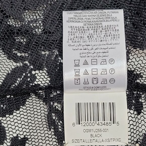 BCBGENERATION Floral Lace Openback Top Size‎ XSMALL - Picture 13 of 15